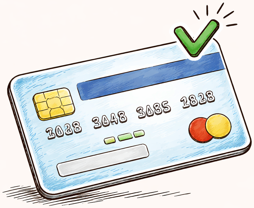Credit card illustration